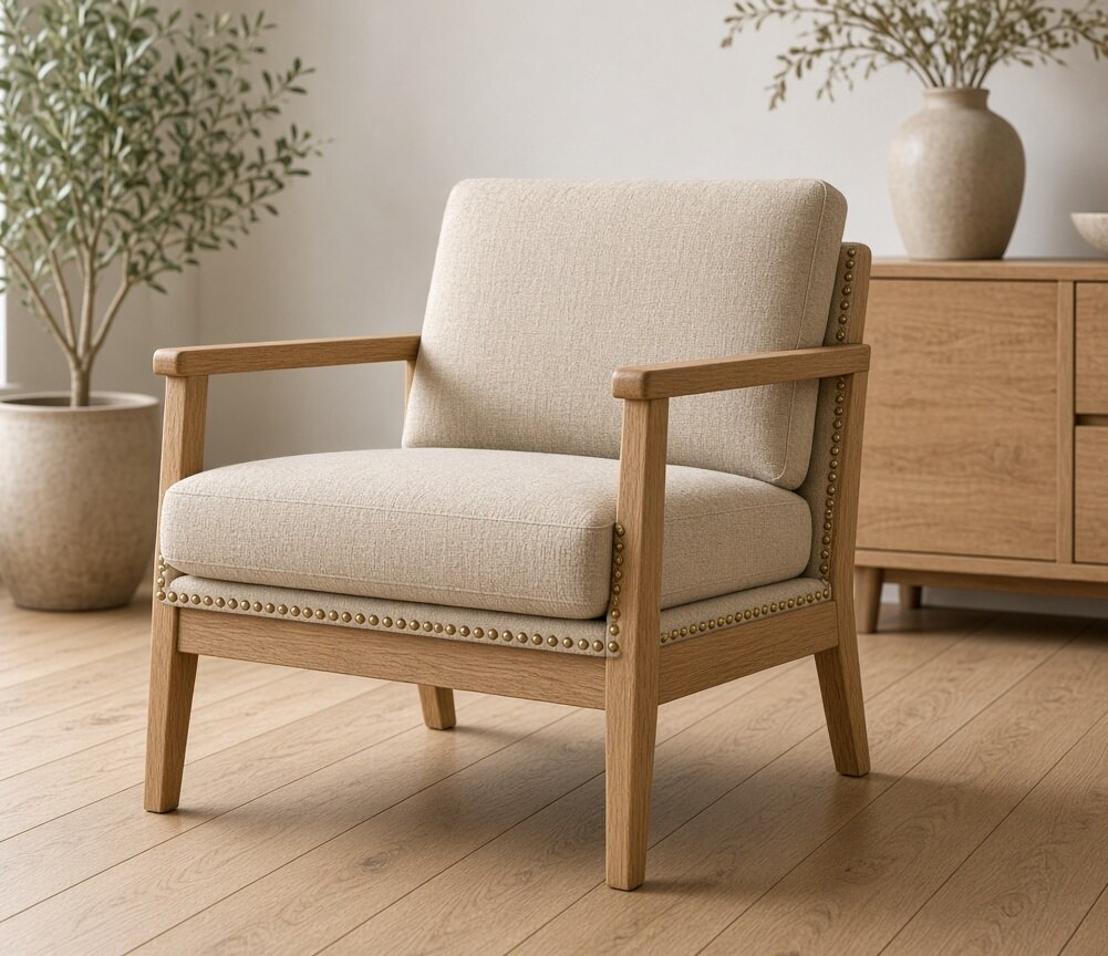 Stone Oak Accent Chair