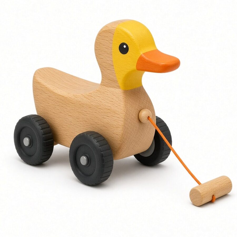 Wooden Pull Duck