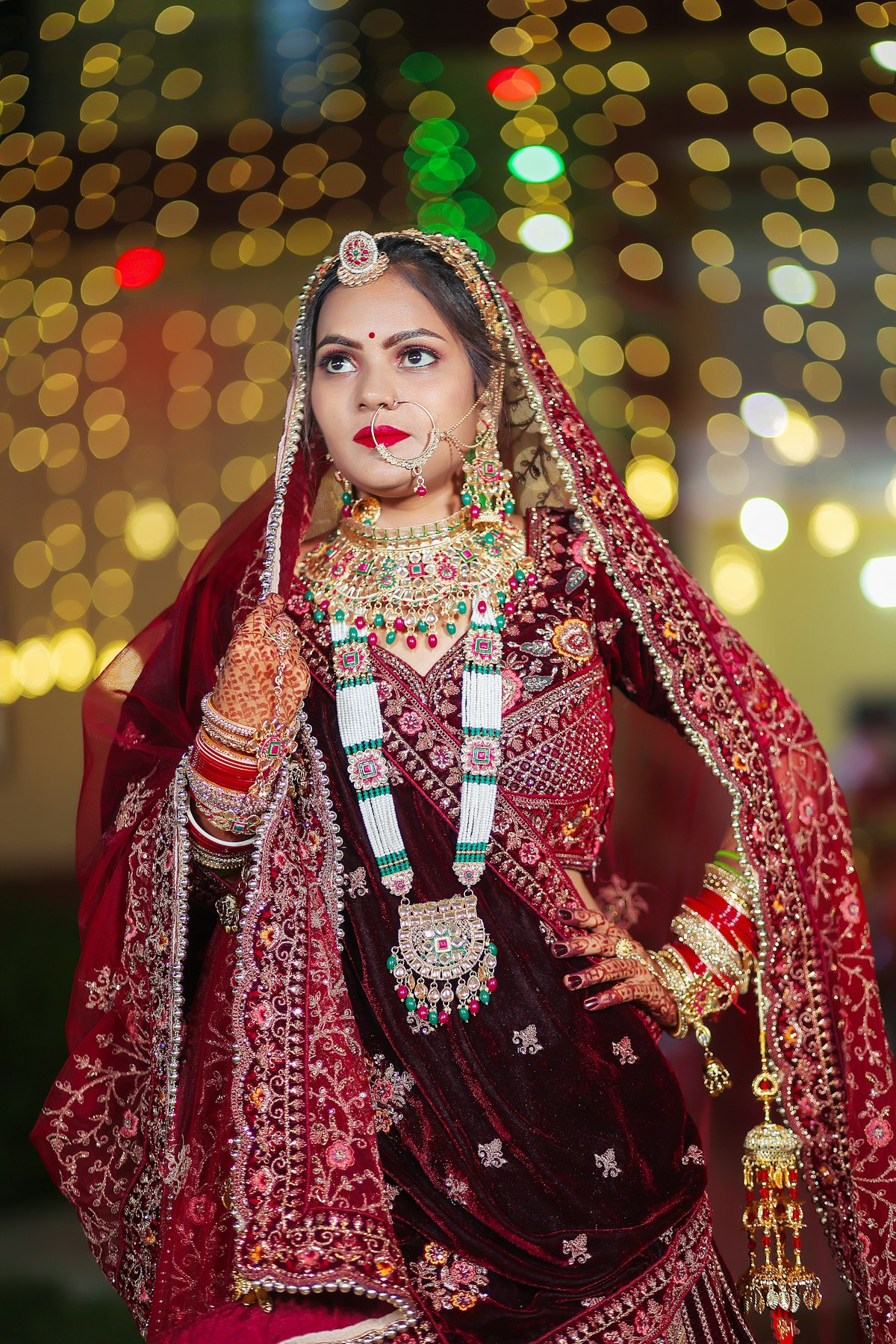 Banarasi Marigold Reception Saree