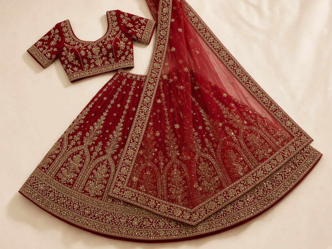Sangeet Sequin Cocktail Lehenga