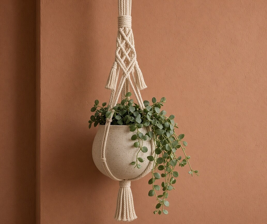Jute Macramé Double Hanger
