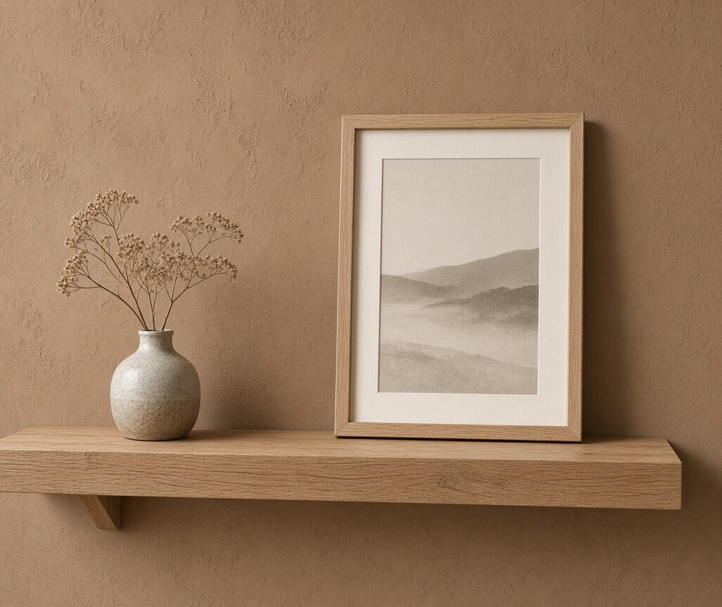 Walnut Floating Shelf 48in