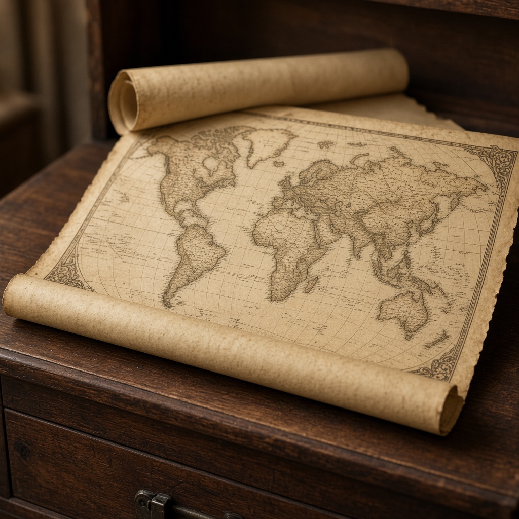 Map Chest Print Soft
