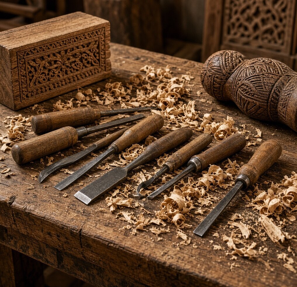 Live Carving Demo Seat