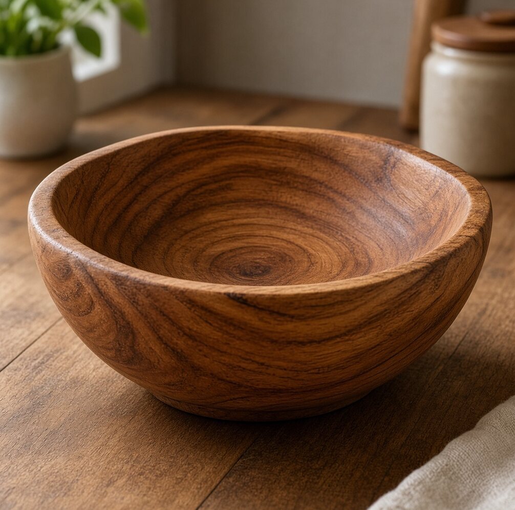 Mango Wood Serving Bowl