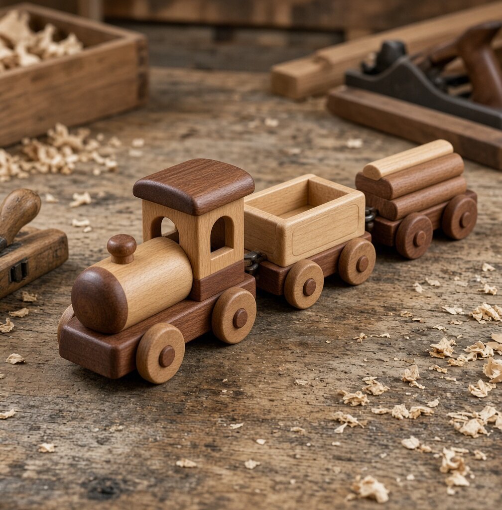 Wooden Toy Train