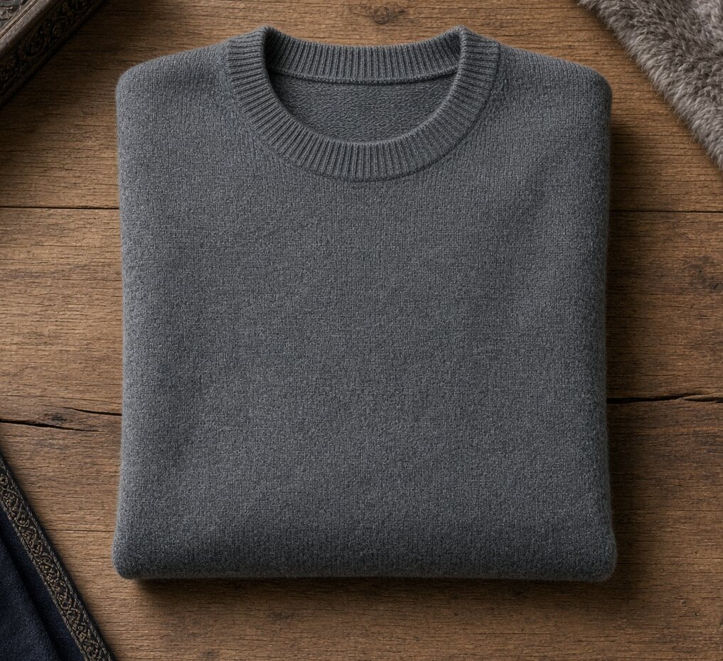 Charcoal Cable Beanie
