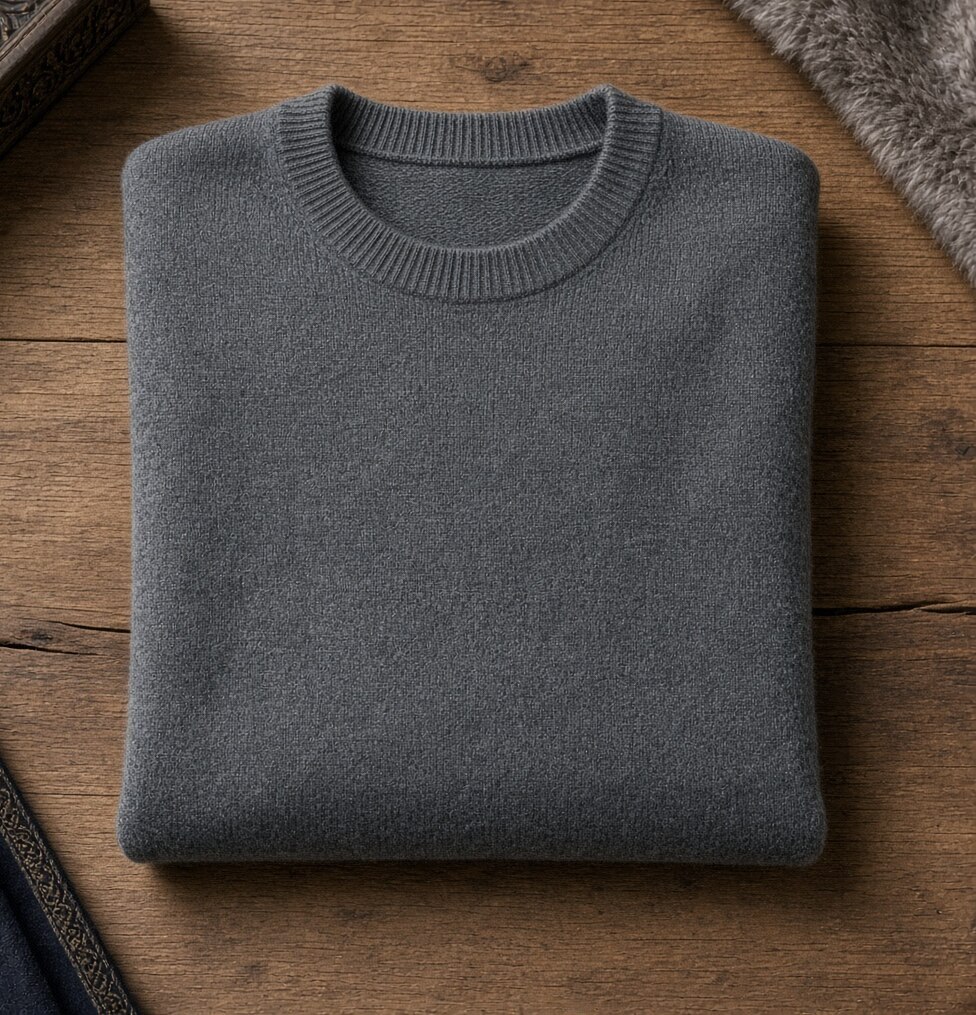 Charcoal Merino Shawl Cardigan