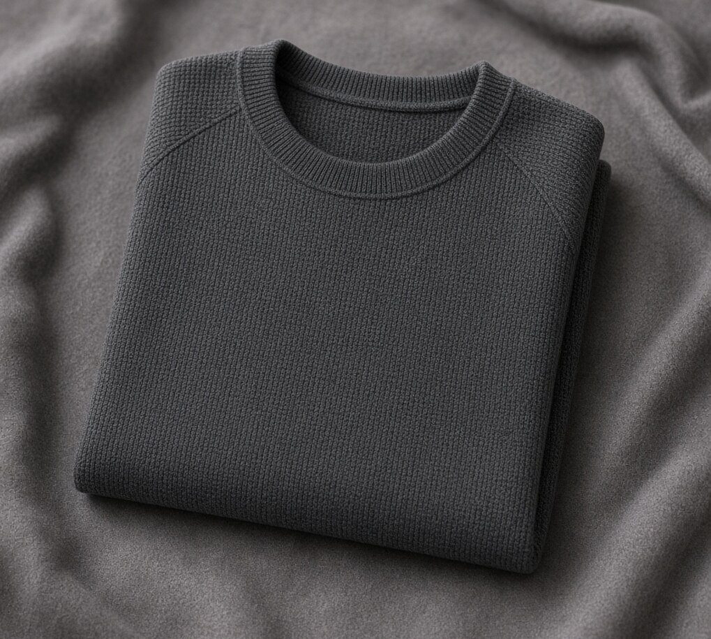 Charcoal Thermal Zip Top