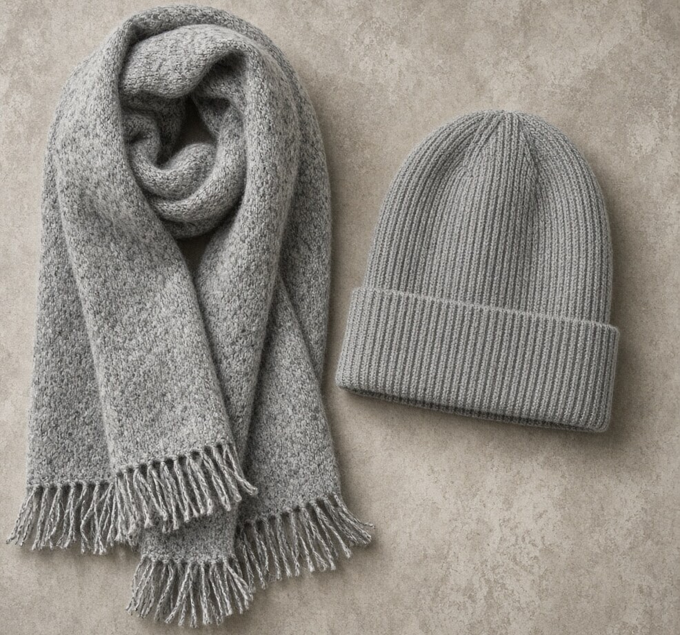 Heather Wool Muffler