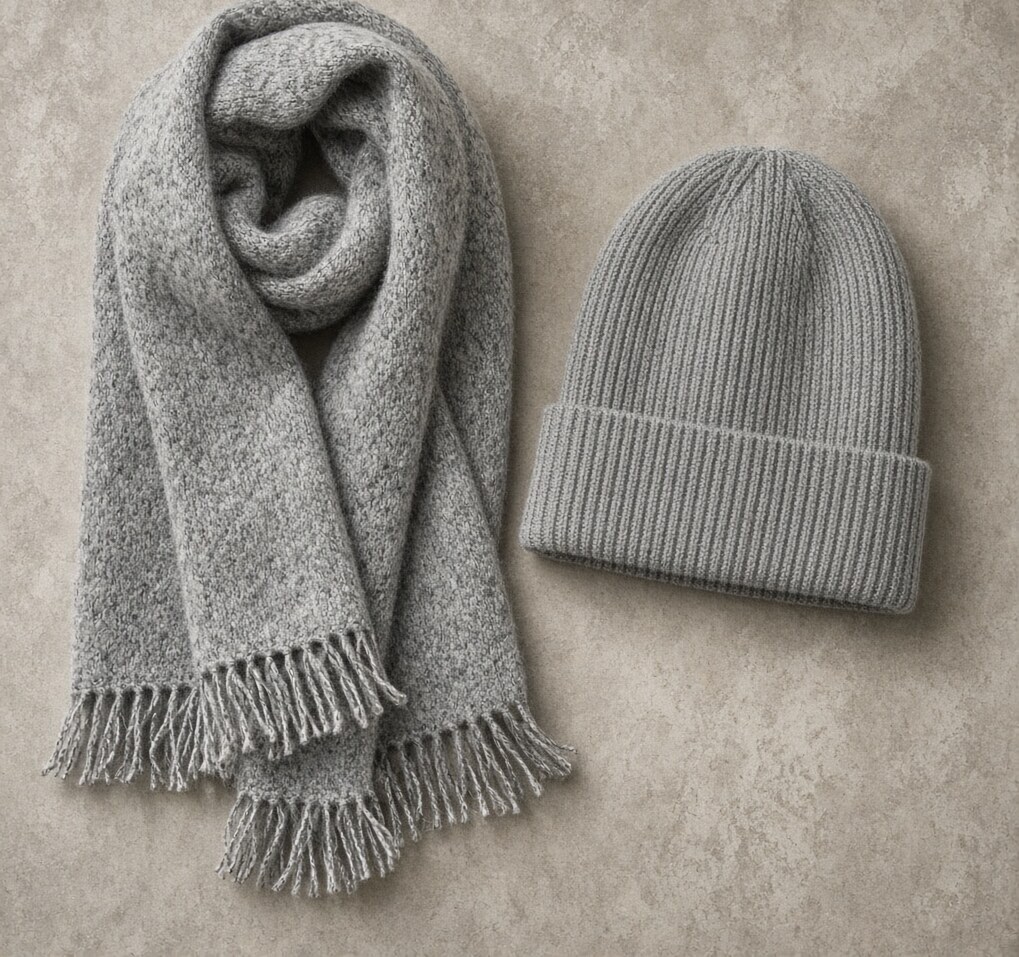 Kids Charcoal Mitten Set