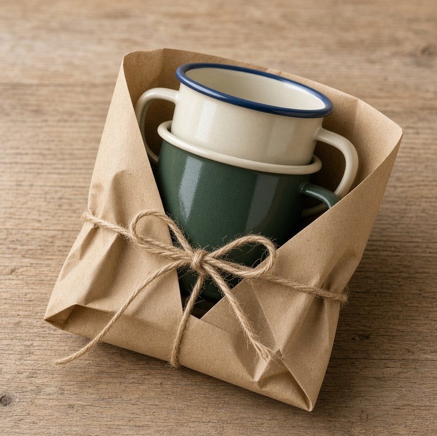 Enamel Soft Mug Pair