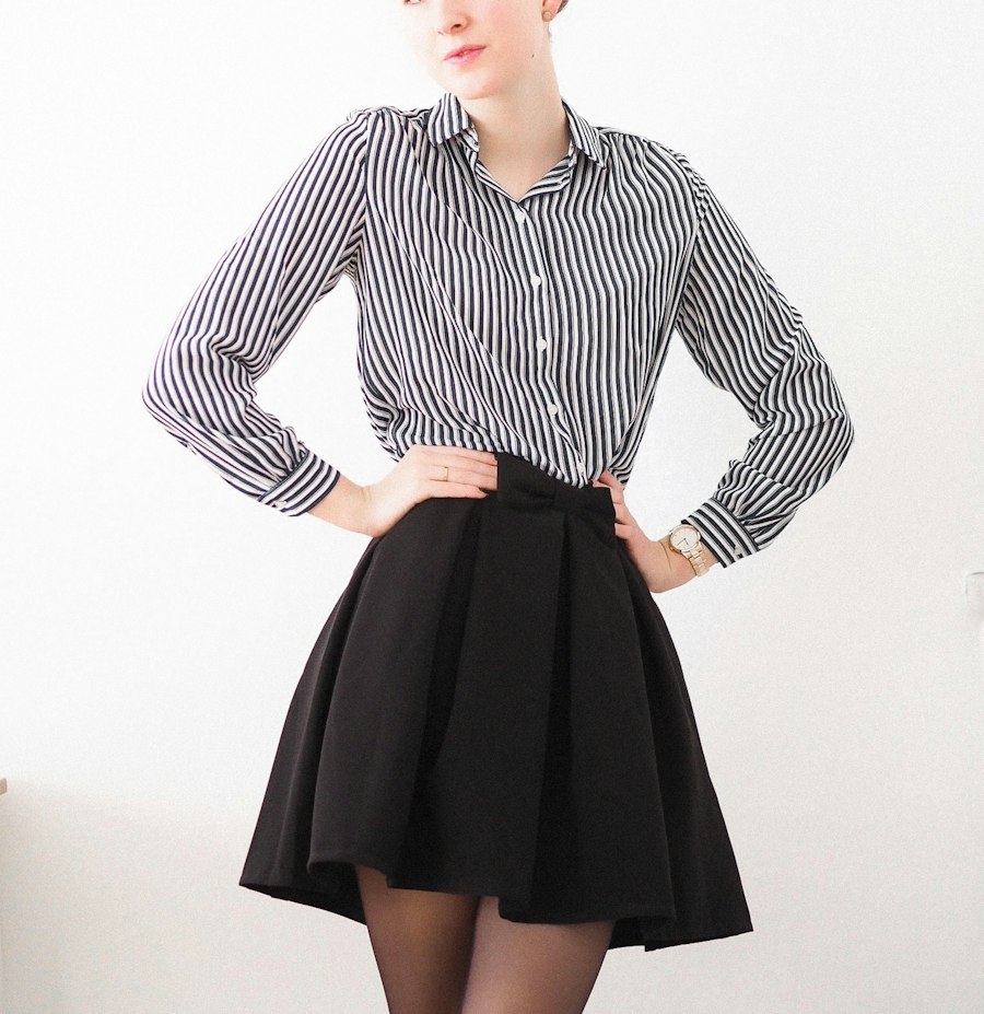 Soft Micro Denim Skirt