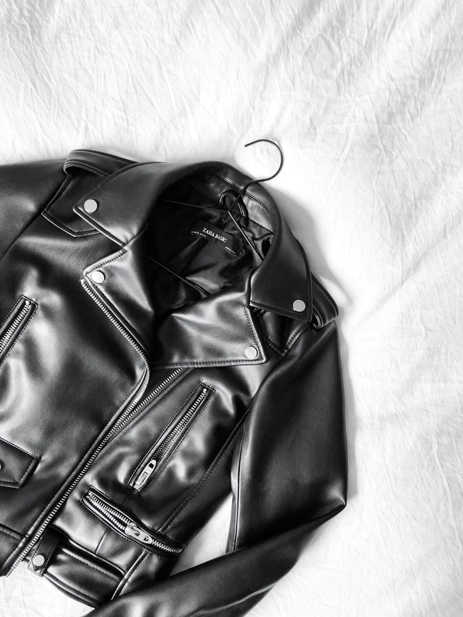 Soft Vinyl Moto Jacket