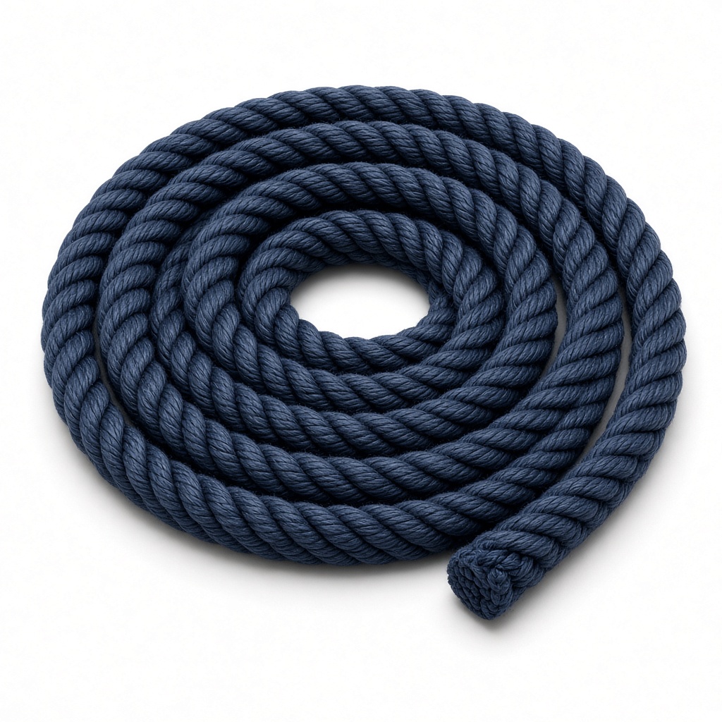 Navy Coil Dock Line Soft