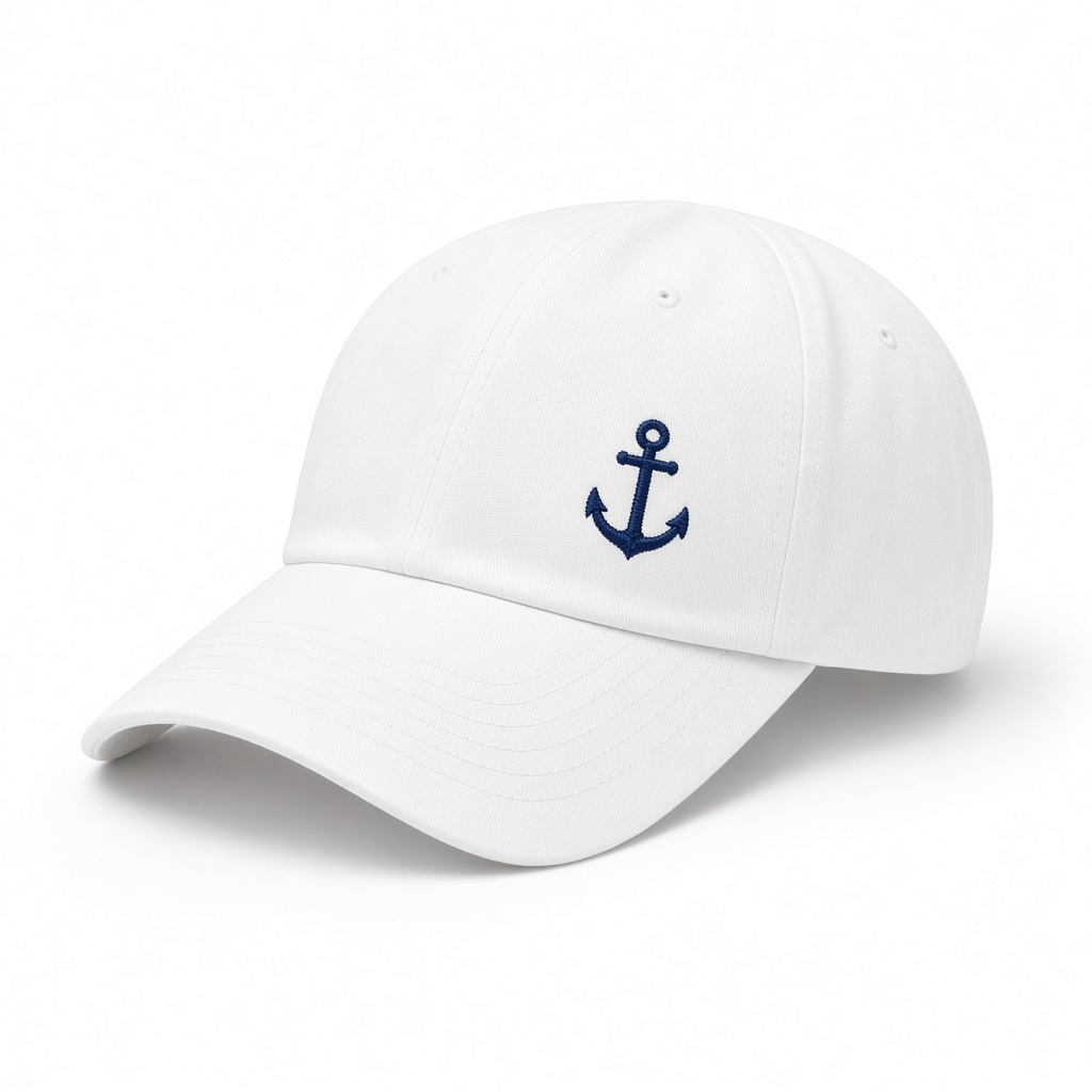 White Soft Burgee Cap